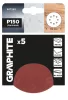 Csiszolókorong tépőzáras 125mm, P150, 8 lyukkal, 5db, min. rendelés: 3cs