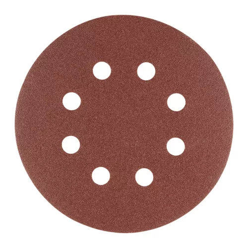 Csiszolókorong tépőzáras 125mm, P220, 8 lyukkal, 5db, min. rendelés: 3cs