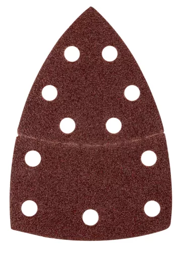 Csiszolópapír tépőzáras delta 102x152mm, P40, 11 lyukas, 5db, min. rendelés: 3cs