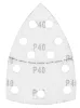 Csiszolópapír tépőzáras delta 102x152mm, P40, 11 lyukas, 5db, min. rendelés: 3cs