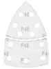 Csiszolópapír tépőzáras delta 102x152mm, P40, 11 lyukas, 5db, min. rendelés: 3cs