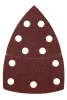 Csiszolópapír tépőzáras delta 102x152mm, P60, 11 lyukas, 5db, min. rendelés: 3cs