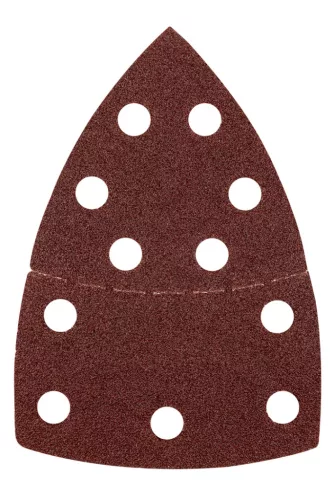 Csiszolópapír tépőzáras delta 102x152mm, P60, 11 lyukas, 5db, min. rendelés: 3cs