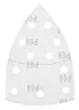 Csiszolópapír tépőzáras delta 102x152mm, P60, 11 lyukas, 5db, min. rendelés: 3cs