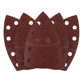   Csiszolópapír tépőzáras delta 102x152mm, P80, 11 lyukas, 5db, min. rendelés: 3cs