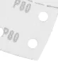 Csiszolópapír tépőzáras delta 102x152mm, P80, 11 lyukas, 5db, min. rendelés: 3cs