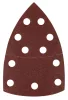 Csiszolópapír tépőzáras delta 102x152mm, P100, 11 lyukas, 5db, min. rendelés: 3cs