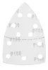 Csiszolópapír tépőzáras delta 102x152mm, P100, 11 lyukas, 5db, min. rendelés: 3cs