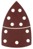 Csiszolópapír tépőzáras delta 102x152mm, P100, 11 lyukas, 5db, min. rendelés: 3cs