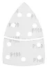 Csiszolópapír tépőzáras delta 102x152mm, P100, 11 lyukas, 5db, min. rendelés: 3cs