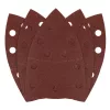 Csiszolópapír tépőzáras delta 102x152mm, P120, 11 lyukas, 5db, min. rendelés: 3cs