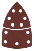 Csiszolópapír tépőzáras delta 102x152mm, P120, 11 lyukas, 5db, min. rendelés: 3cs