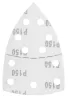 Csiszolópapír tépőzáras delta 102x152mm, P150, 11 lyukas, 5db, min. rendelés: 3cs