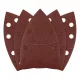 Csiszolópapír tépőzáras delta 102x152mm, P180, 11 lyukas, 5db, min. rendelés: 3cs