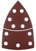 Csiszolópapír tépőzáras delta 102x152mm, P220, 11 lyukas, 5db, min. rendelés: 3cs