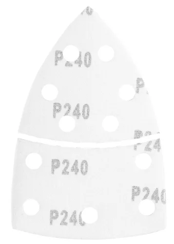 Csiszolópapír tépőzáras delta 102x152mm, P240, 11 lyukas, 5db, min. rendelés: 3cs