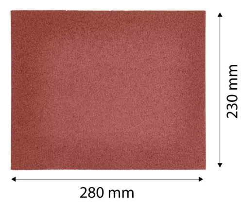 Csiszolópapír 230x280mm, P24, min. rendelés: 5db