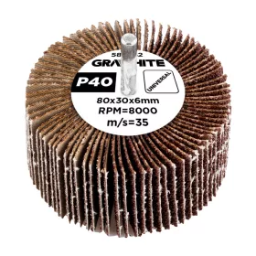 Csiszolókerék csapos 80x30x6mm, P40
