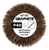 Csiszolókerék csapos 80x30x6mm, P40