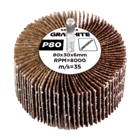 Csiszolókerék csapos 80x30x6mm, P80