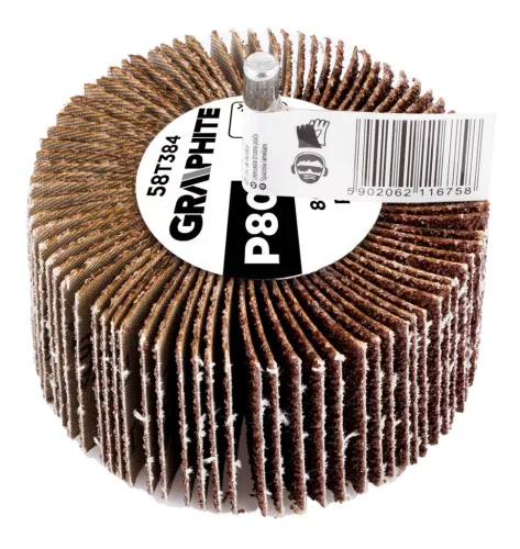 Csiszolókerék csapos 80x30x6mm, P80