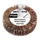Csiszolókerék csapos 60x15x6mm, P120