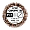 Csiszolókerék csapos 50x30x6mm, P120