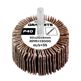 Csiszolókerék csapos 50x20x6mm, P40, min. rendelés: 3db