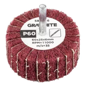 Csiszolókerék csapos 60x25x6mm, P60