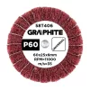 Csiszolókerék csapos 60x25x6mm, P60