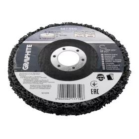   Tisztítókorong szilikon karbidos műanyag szálakkal, fémcsiszoláshoz, 125x14x22.2mm, sarokcsiszolókhoz