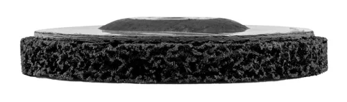 Tisztítókorong szilikon karbidos műanyag szálakkal, fémcsiszoláshoz, 125x14x22.2mm, sarokcsiszolókhoz