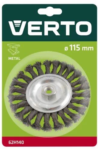 Drótkorong, körkefe sodrott 115mm M14