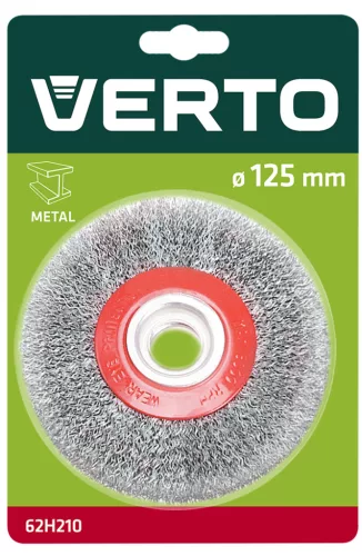 Drótkorong, körkefe hullámos 125mm