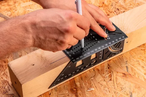 Jelölő sablon 3D, derékszög, vonalzó, szögmérő, alumíniumötvözet
