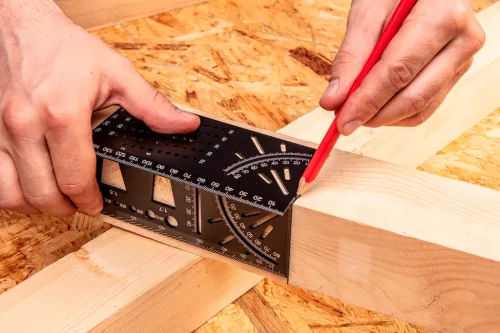 Jelölő sablon 3D, derékszög, vonalzó, szögmérő, alumíniumötvözet