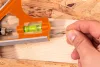 Profi szögmérő, derékszög és vonalzó, rozsdamentes-alu 30cm