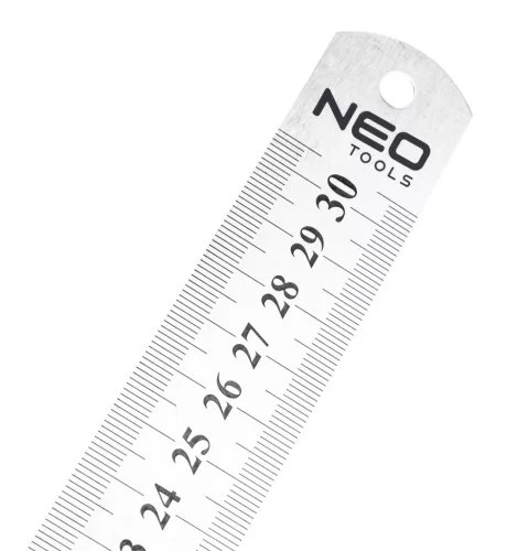 Acél vonalzó 30cm rozsdamentes, min. rendelés: 6db