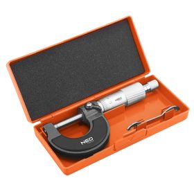 Mikrométer műanyag tokban, 0-25mm