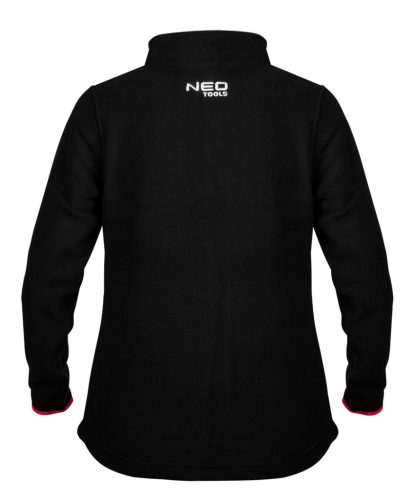 Női polár munkapulóver fekete 300g/m2, L