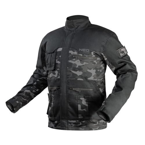 Terepmintás Munkavédelmi kabát CAMO URBAN, 60% pamut, 37% poliészter, 3% elasztán, XL