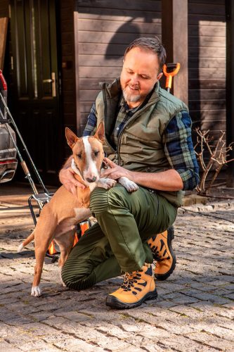 Olíva munkásnadrág, CAMO, 60% pamut, 40% polyester, 255 g/m2, XXL