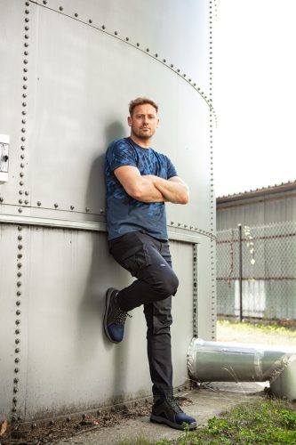 Tengerészkék munkásnadrág, Navy, 60% pamut + 40% poliészter, XL