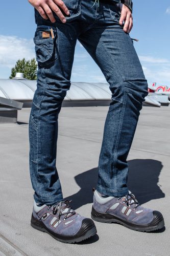 Farmer munkásnadrág, Denim, cipzáros oldalzsebekkel, 98% pamut, 410 g/m2, XXXL