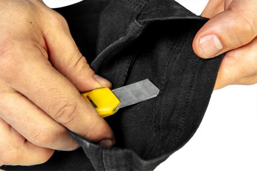 Karcsúsított(slim fit), munkásnadrág, HD, 60% pamut, 37% polyester, 285 g/m2, lecsatolható szerszámzsebek, S