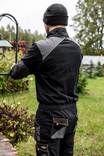 Overall, HD, karcsúsított(slim fit), 60% pamut, 37% polyester, 3% elasztán, 285 g/m2, L