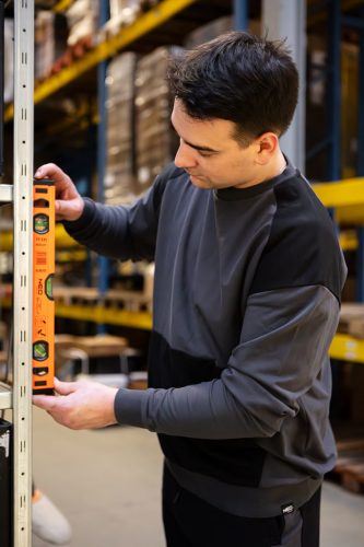 Melegítő nadrág Comfort, fekete-szürke, 57% pamut, 39% poliészter, XXL