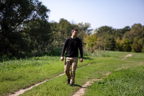 Munkásnadrág, Outdoor, bézs, 280g/m2, XXL