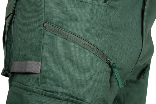 Munkásnadrág, Outdoor, zöld, 80% pamut, M