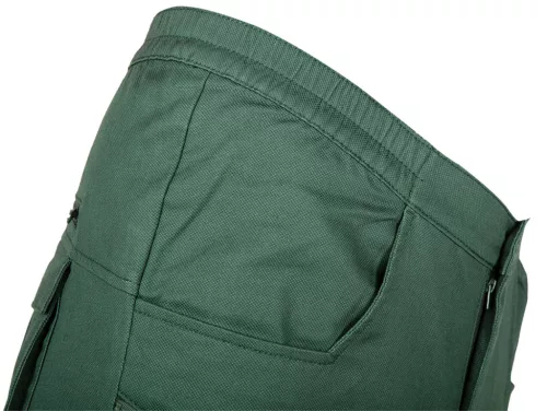 Munkásnadrág, Outdoor, zöld, 80% pamut, XS